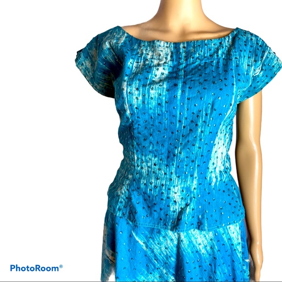 Vintage Lila Bath circle skirt and top size 14 - Picture 7 of 16